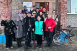 Специалисты Центра здоровья Ирбитской ЦГБ провели для сельчан мастер-класс по скандинавской ходьбе