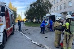 В Ирбитской ЦГБ медики и огнеборцы совместно отработали действия в ходе решения пожарно-тактической задачи